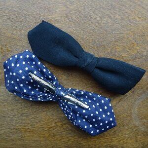 2 Vintage Bow Ties 1950s